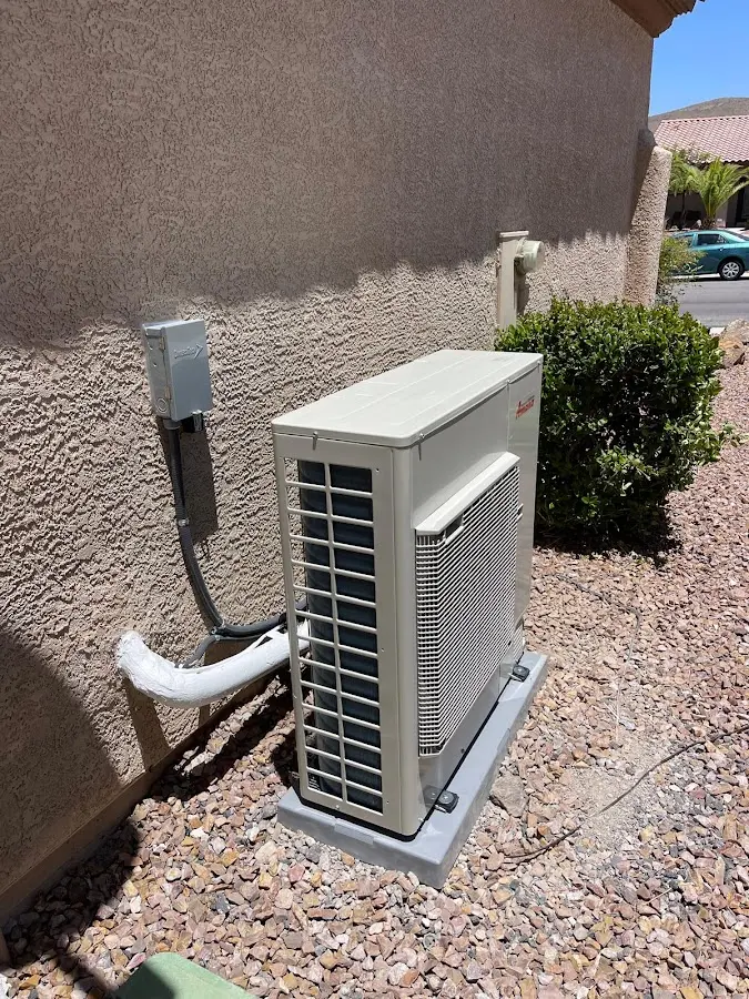 Residential air conditioning condenser unit in Doolittle